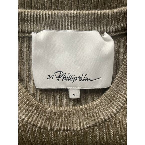 Phillip Lim Eclipse Bicolor Rib Crewneck Small - Picture 7 of 9